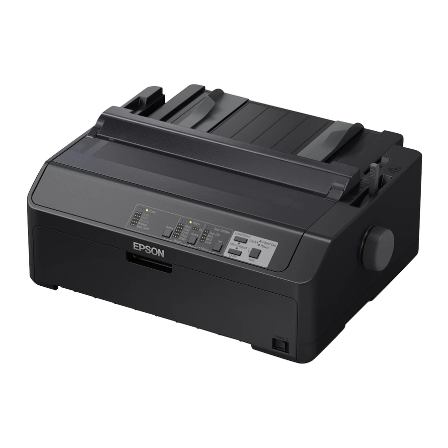 Epson FX-890 II Benutzerhandbuch