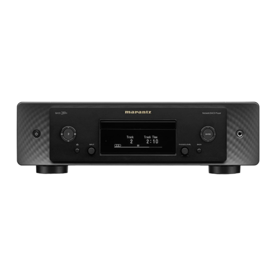 Marantz SACD 30n Kurzanleitung