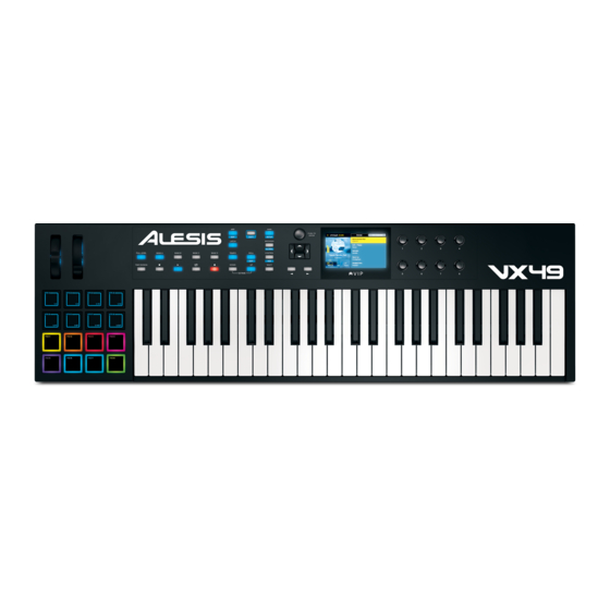 Alesis VX49 Anleitung