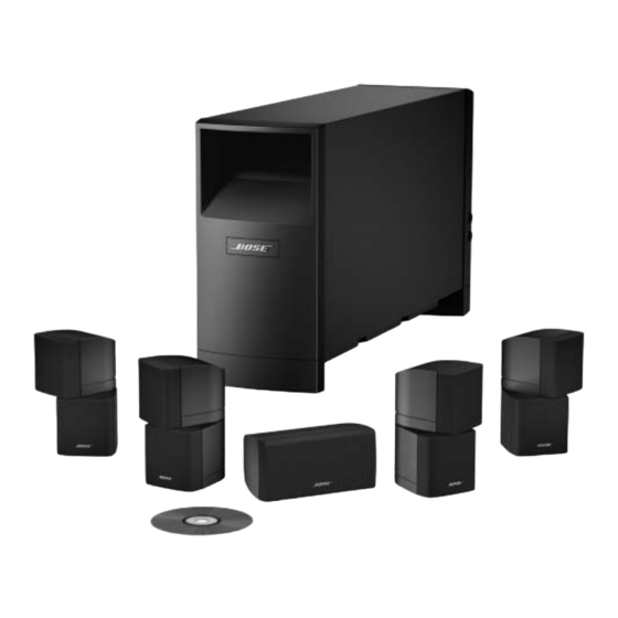 Bose Acoustimass 16 II Serie Bedienungsanleitung