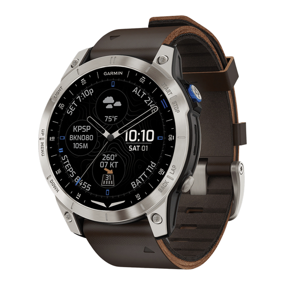 Garmin D2 MACH 1 Benutzerhandbuch