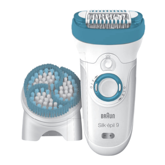 Braun Silk-epil 9 SkinSpa 9-941e Bedienungsanleitung