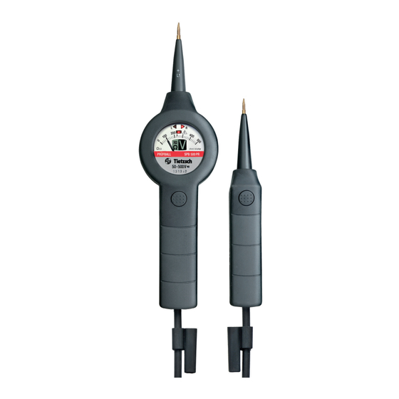 Tietzsch SPB 500B/PR/PRA Bedienungsanleitung