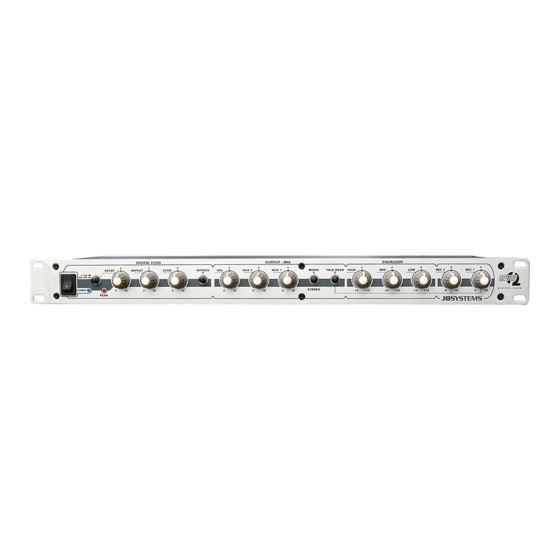 JB Systems DE 600 Bedienungsanleitung