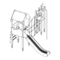 Spielanlagen KOMPAN Basic811000-3013 Montageanleitung