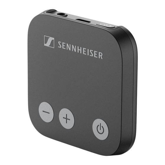 Sennheiser TV Clear Transmitter 2 Bedienungsanleitung