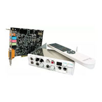 Creative sound BLASTER Live! Platinum 5.1 Produkthandbuch
