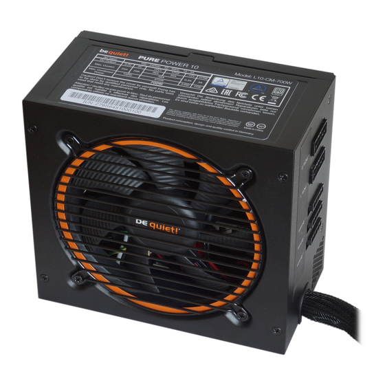 BE QUIET! PURE POWER 10 700W CM Bedienungsanleitung
