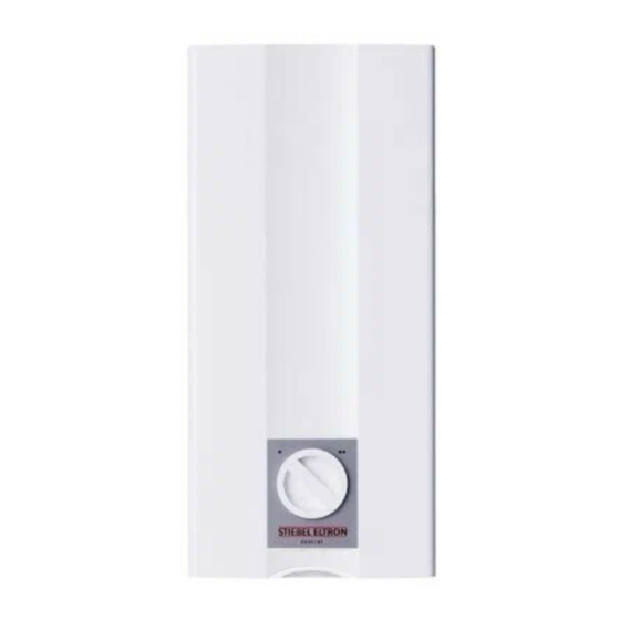 STIEBEL ELTRON HDB 18 control Gebrauchs- Und Montageanweisung