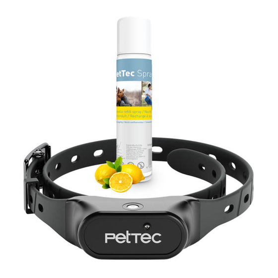 Pettec Antibark Spray 2.0 Handbücher