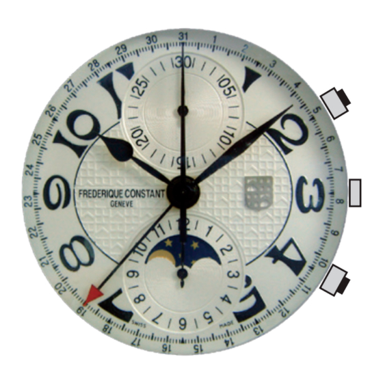 Frederique Constant FC-395 Bedienungsanleitung