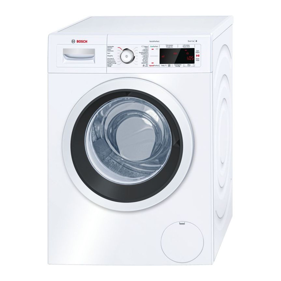 Bosch WAW32471FG Gebrauchsanleitung
