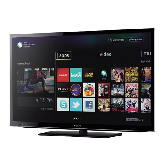 Sony Bravia KDL-55HX75 Serie Bedienungsanleitung