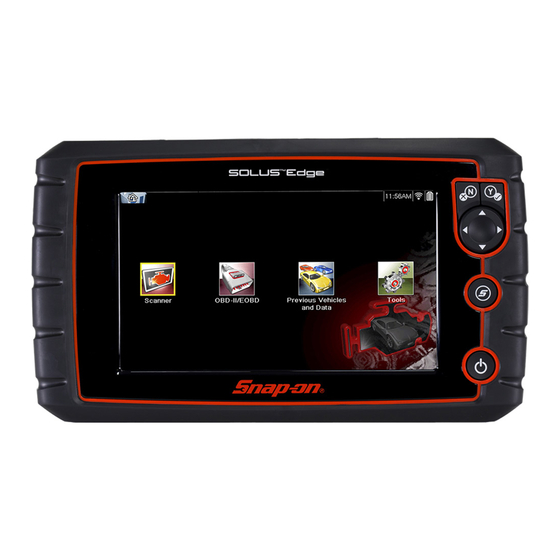 Snap-On SOLUS Edge Benutzerhandbuch