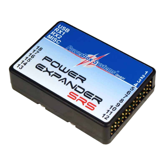 PowerBox Systems PowerExpander SRS Bedienungsanleitung