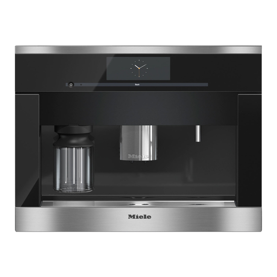 Miele CVA 6800 Kurzgebrauchsanweisung