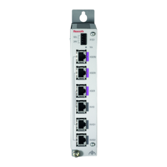 Bosch Rexroth IndraControl VAC 01 Betriebsanleitung