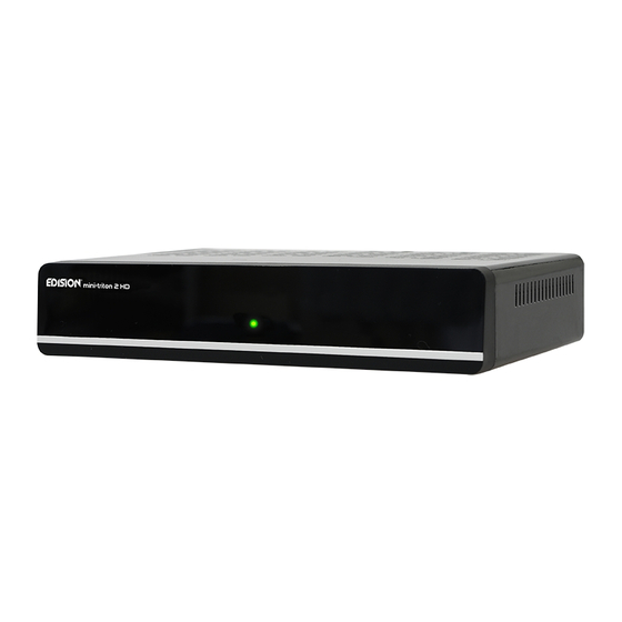 Edision mini-triton 2 HD Bedienungsanleitung