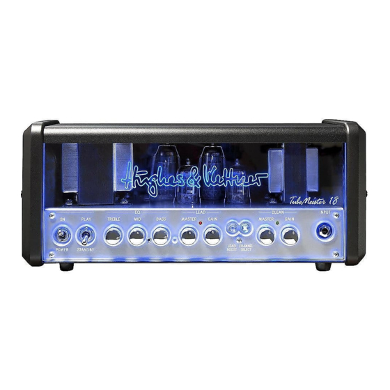 Hughes & Kettner TubeMeister 18 Bedienungsanleitung