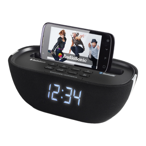 Audiosonic CL-1462 bluetooth dock Bedienungsanleitung