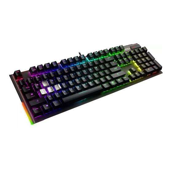 MSI VIGOR GK80 Anleitung