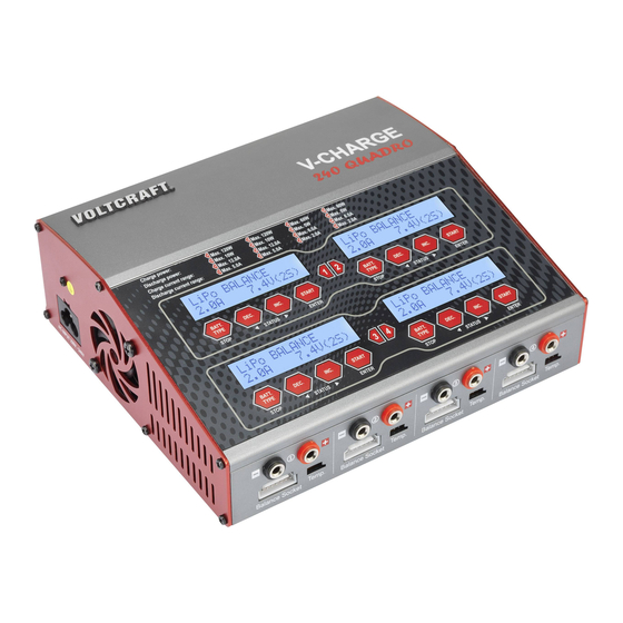 VOLTCRAFT V-Charge 240 Quadro Bedienunganleitung
