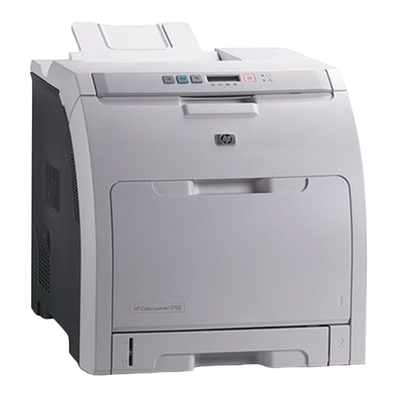 HP Color LaserJet 2700 Series Handbuch