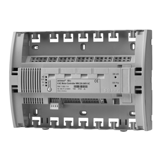 SOMFY animeo IB+ 4 AC Motor Controller WM 100-120 V AC Gebrauchsanweisung