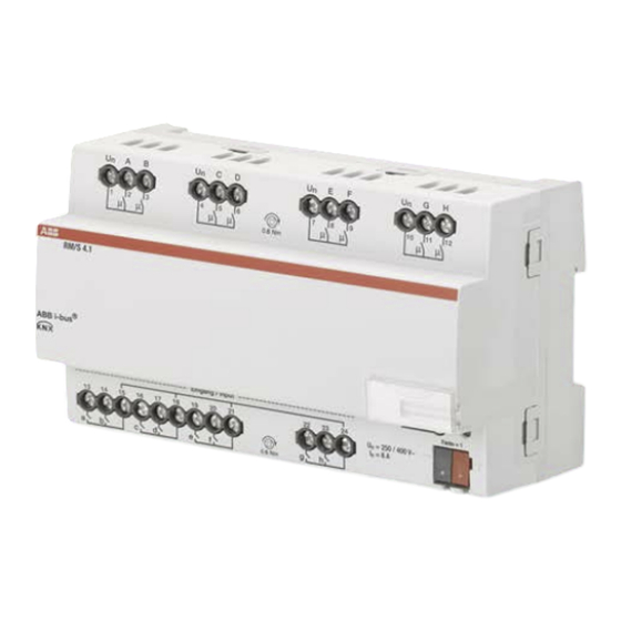 ABB Raum Master RM/S 4.1 Produkthandbuch