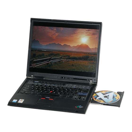 IBM ThinkPad T40 Service Und Fehlerbehebung