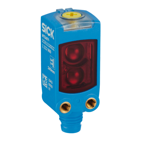 SICK WTB4FP MultiSwitch Betriebsanleitung