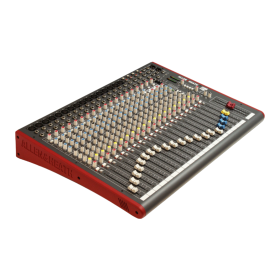 ALLEN & HEATH ZED-12FX Benutzerhandbuch