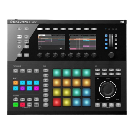 Native Instruments Maschine studio Benutzerhandbuch