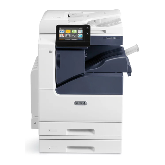 Xerox VersaLink C7020 Installationsanleitung