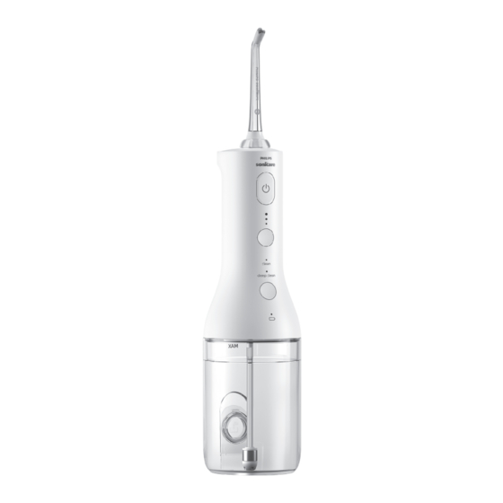 Philips Sonicare Cordless Power Flosser 3000 Serie Bedienungsanleitung