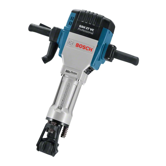 Bosch GSH 27 PROFESSIONAL Bedienungsanleitung