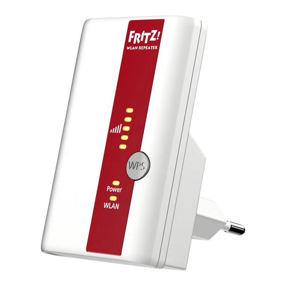 AVM FRITZ!WLAN Repeater 310 Installations- Und Bedienungansleitung