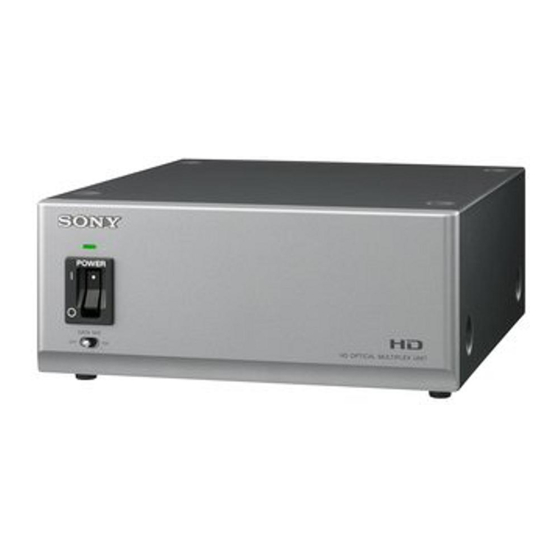 Sony BRU-H700 Gebrauchsanweisung