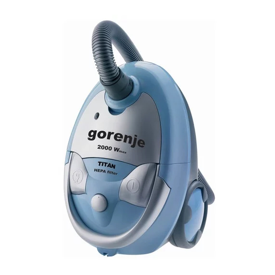 Gorenje VCK2000EA Gebrauchsanweisung