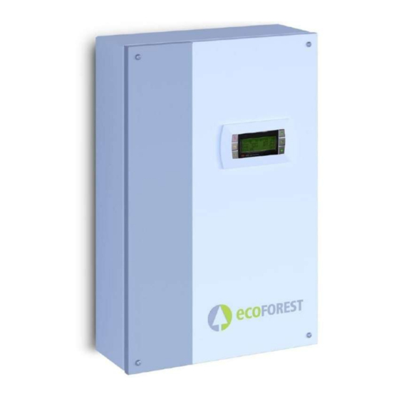 ECOFOREST ecoSMART e-source Benutzer-, Installeur- Und Kundendiensthandbuch