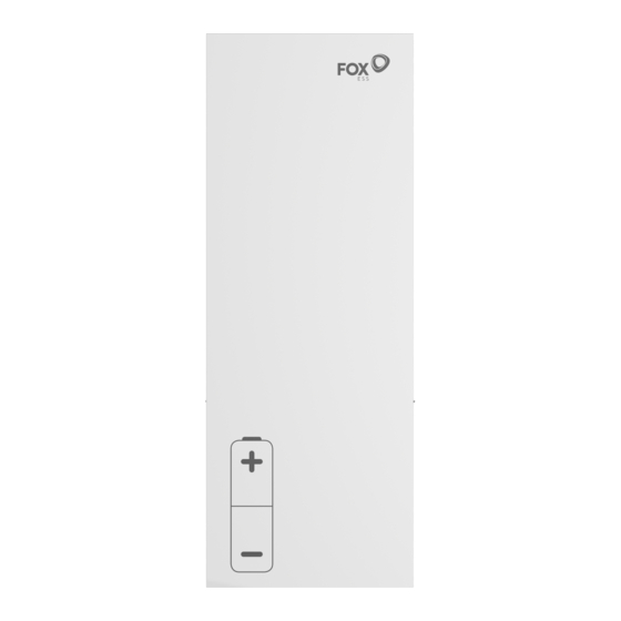 FoxESS AIO-H3 Schnellinstallationsanleitung