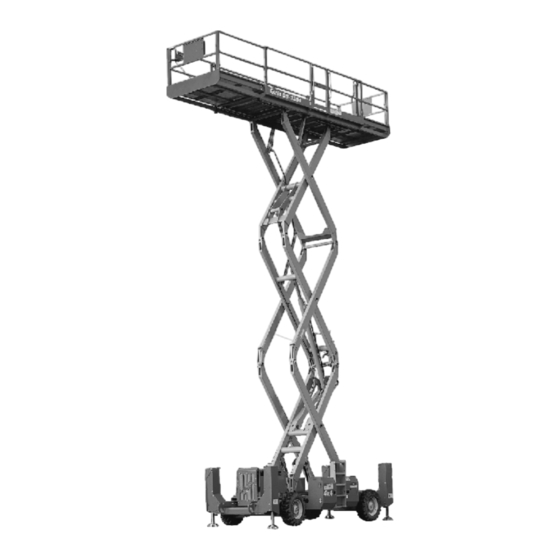 Terex Genie GS-3390 Bedienungsanleitung Mit Wartungsinformationen