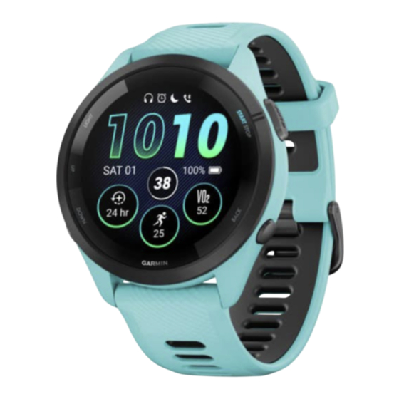 Garmin FORERUNNER 265 Serie Benutzerhandbuch