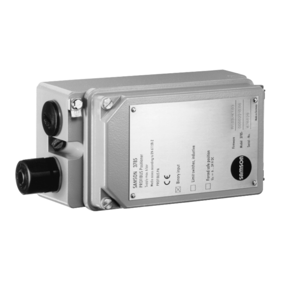 Samson 3785 Bedienungsanleitung