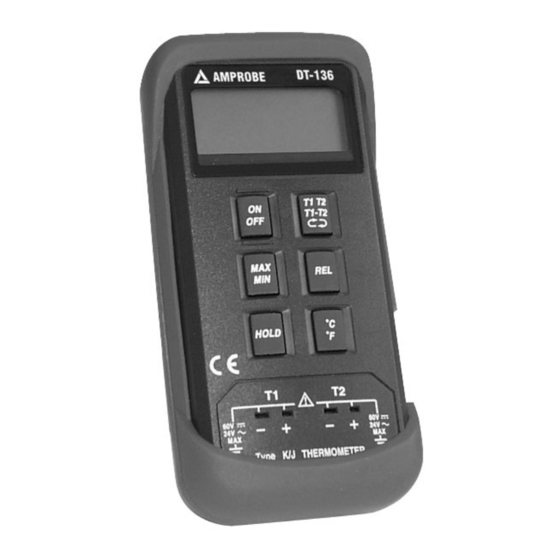 Amprobe DT-136 Handbücher