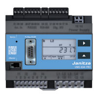 Janitza UMG 604-PRO Installationsanleitung