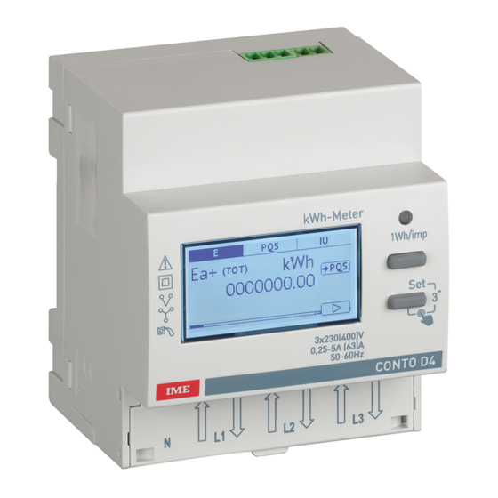 LEGRAND IME CONTO D4-Pt Installationsanweisungen