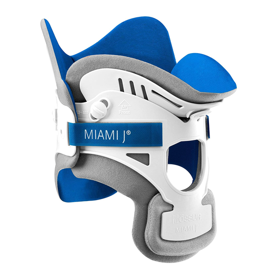 Ossur MIAMI J Gebrauchsanweisung