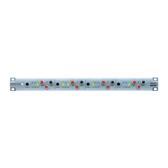 Solid State Logic Xlogic Alpha VHD Pre Installationsanleitung
