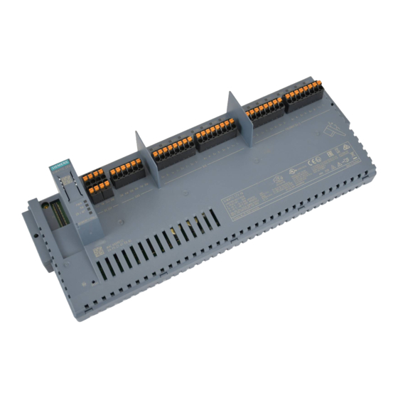 Siemens SIMATIC CFU Inbetriebnahmehandbuch